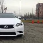 Аренда с водителем Lexus GS 250  белого цвета для торжеств,  деловых поездок,  свадеб