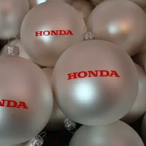Новогодние шары с логотипом