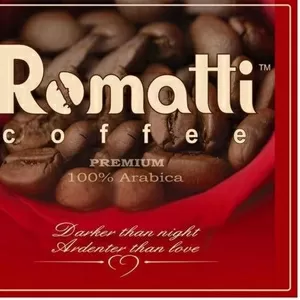 ТМ «Romatti» предлагает широкий выбор кофе в зернах и молотого кофе