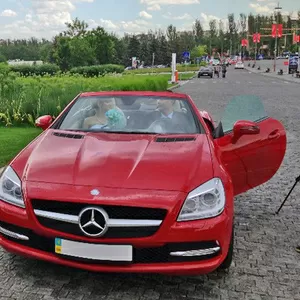 Прокат Mercedes-Benz SLK red для торжеств,  свадеб