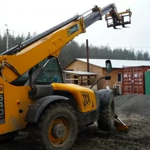 Услуги погрузчика с телескопической стрелой JCB по Донецку и области