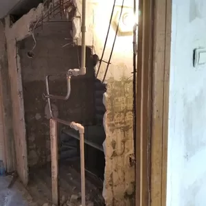 Демонтаж сантехнических кабин, перегородок Донецк