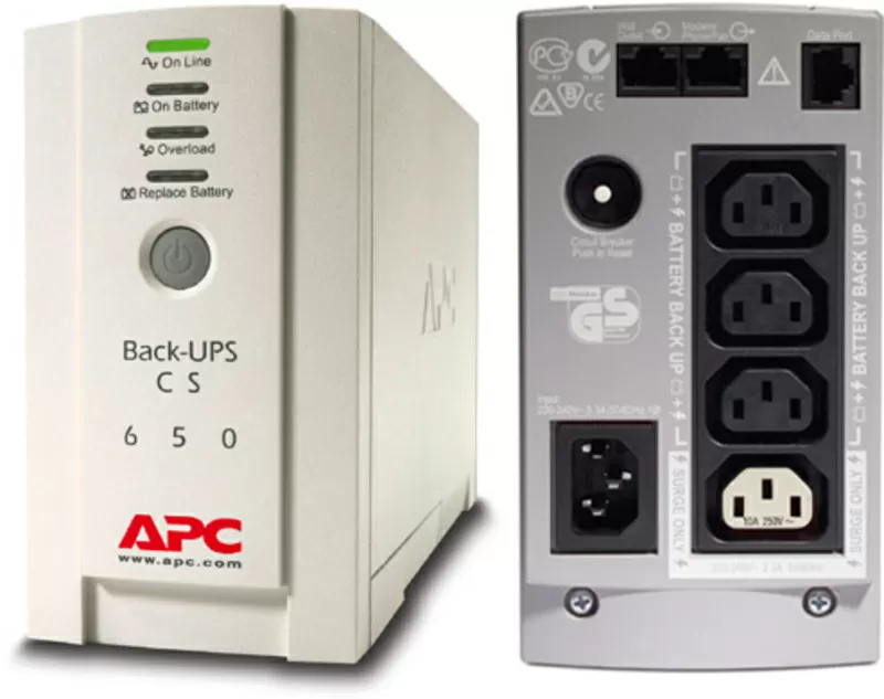 ИБП APC Back-UPS CS 650VA . Б/у. Состояние хорошее