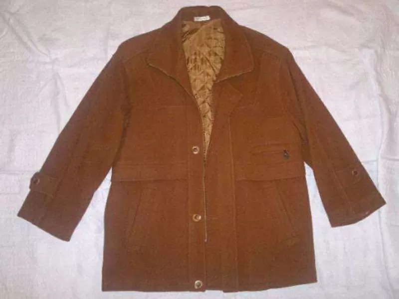 Новое мужское кашемировое пальто размер 54-56  4
