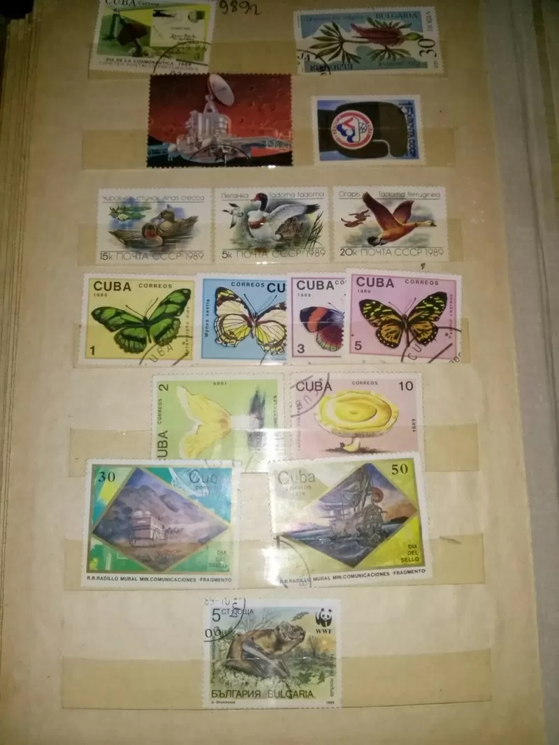 Продам марки разных стран 1972-1989гг.Всего 268 марок