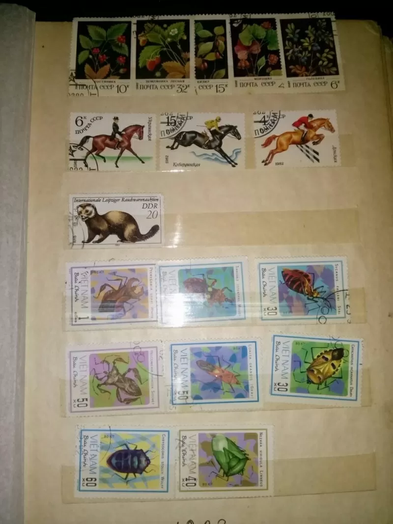 Продам марки разных стран 1972-1989гг.Всего 268 марок 16