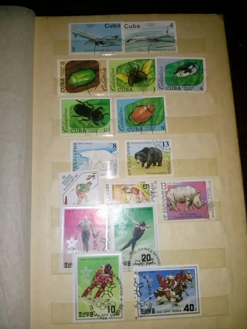 Продам марки разных стран 1972-1989гг.Всего 268 марок 12