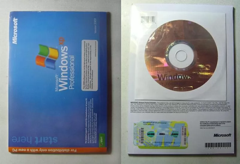 Лицензионный Windows XP Pro (SP3)