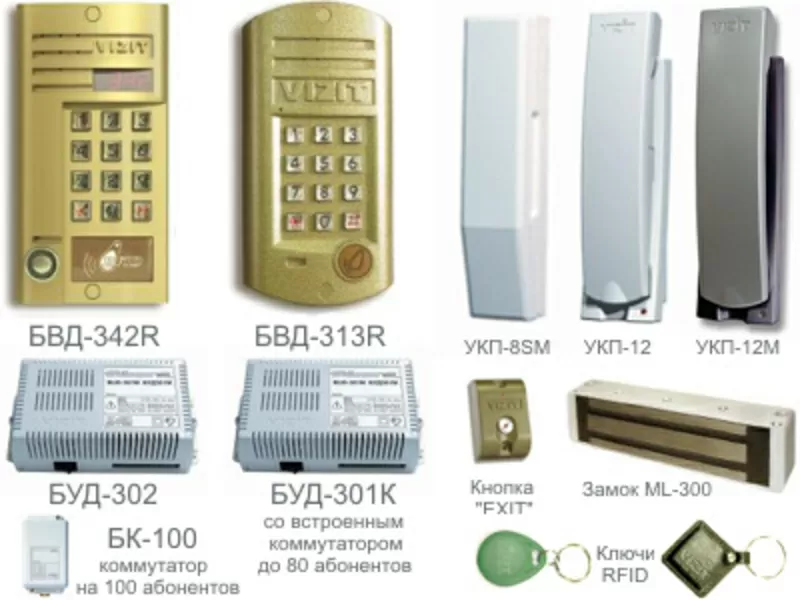 Домофоны VIZIT со склада в Донецке